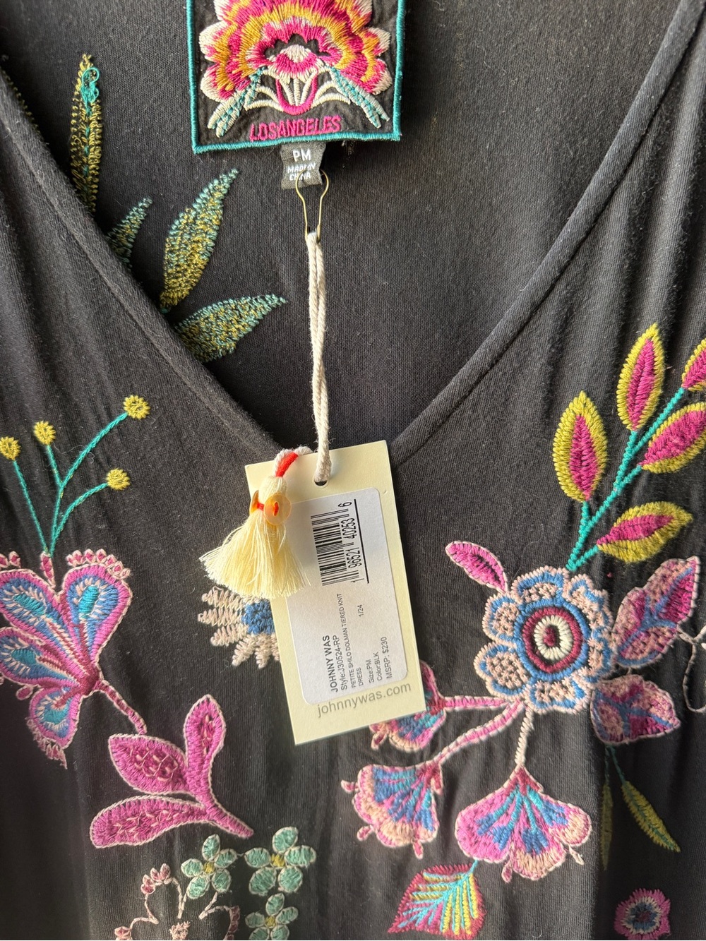 NWT Johnny Was SHILO DOLMAN TIERED KNIT $230 DRESS - Picture 8 of 9